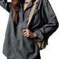 Long-sleeved Coat V-neck
