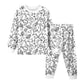 Kid's Doodle Print Pajama Set