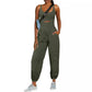 Camisole Tracksuit Jumpsuit with Pockets