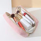 Personalized Hand-Embroidered Cosmetic Bag