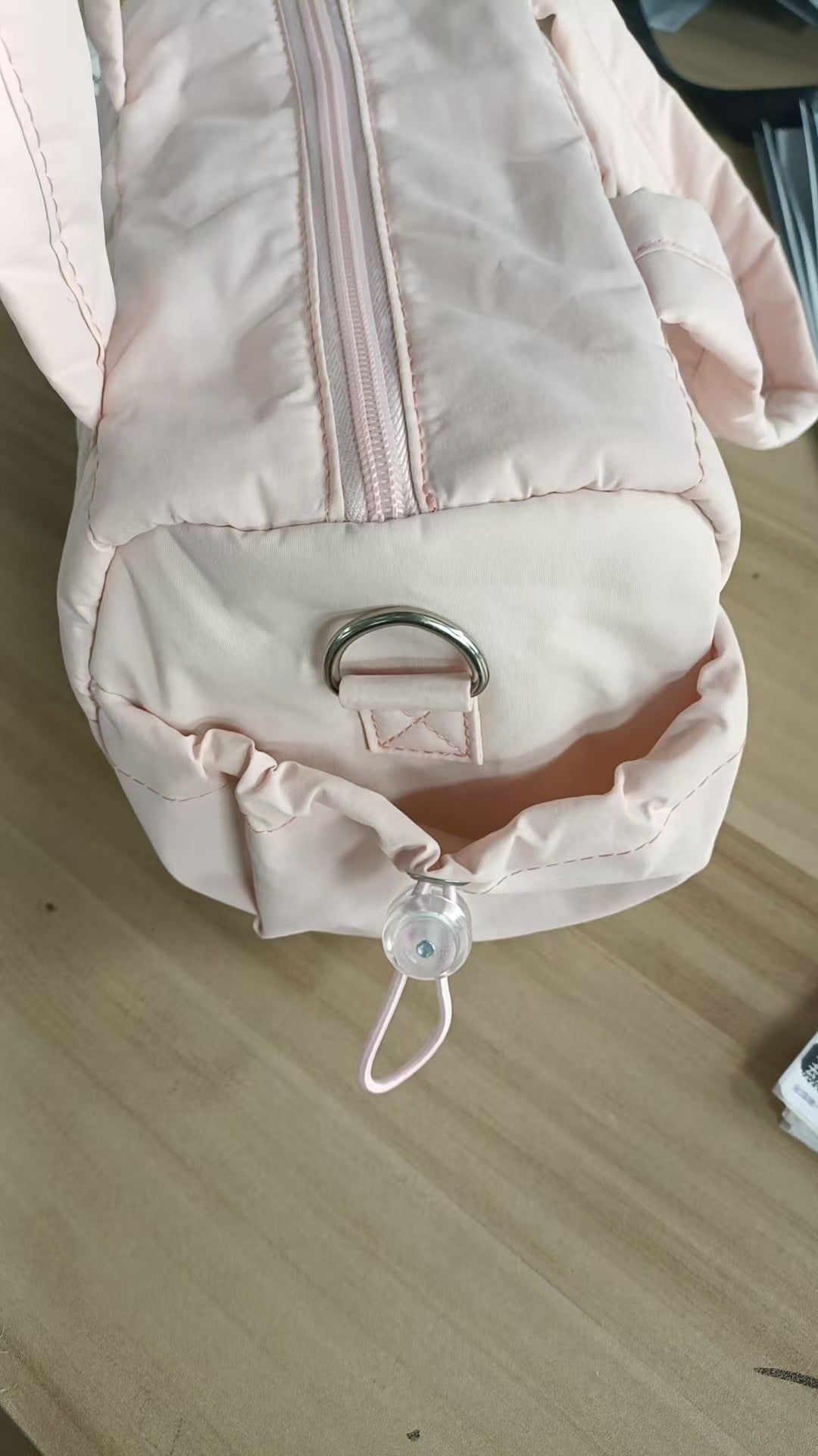 Puffer Duffle Crossbody Bag