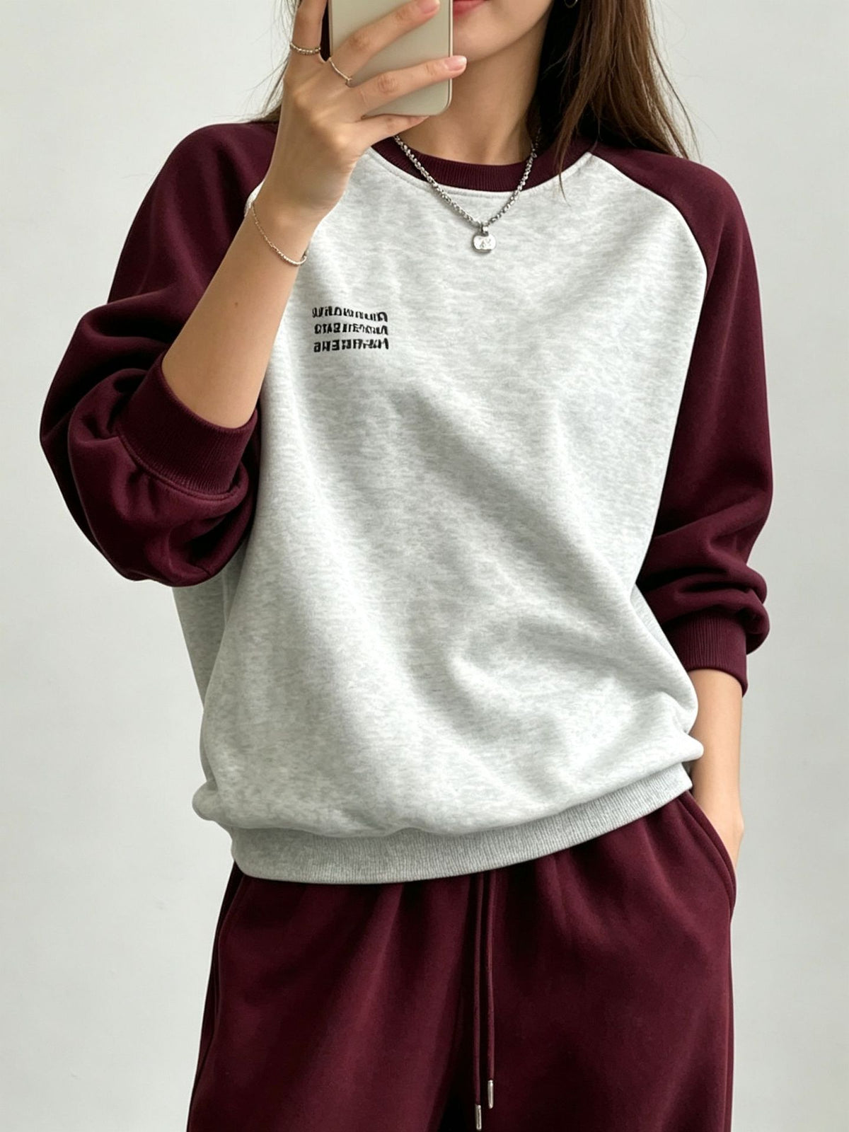 Custom 3D Printed Long Sleeve Sweatshirt
