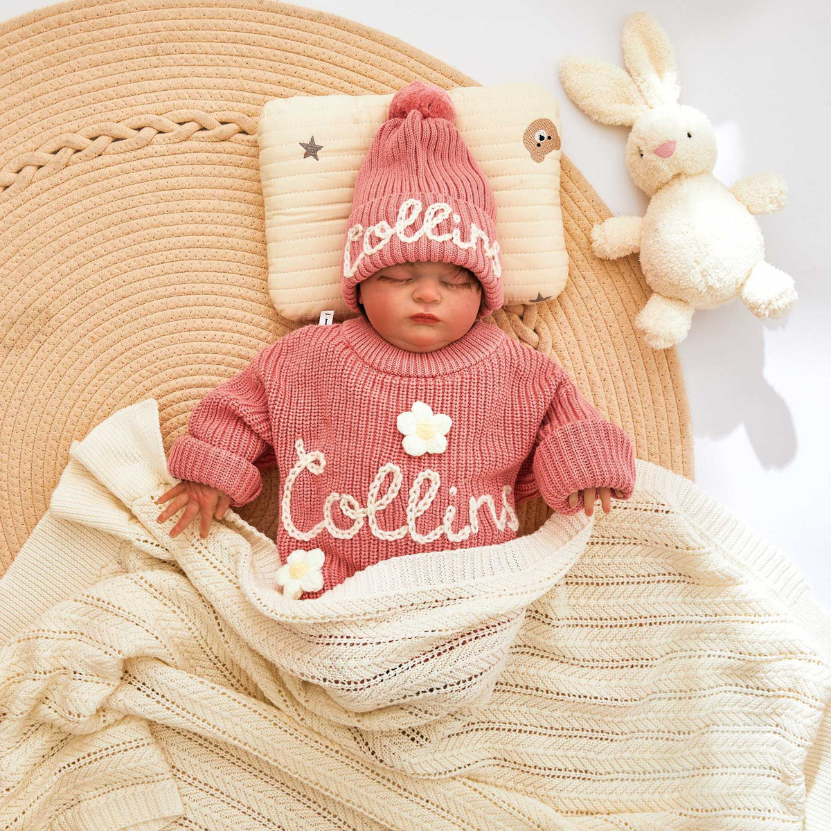 Custom Embroidered Knitted Hat for Kids
