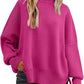 Crew Neck Batwing Sweater