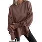 Side-slit Panelled Crew-neck Sweatshirt
