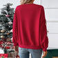 Bow Decor Sleeve Sweatshirt