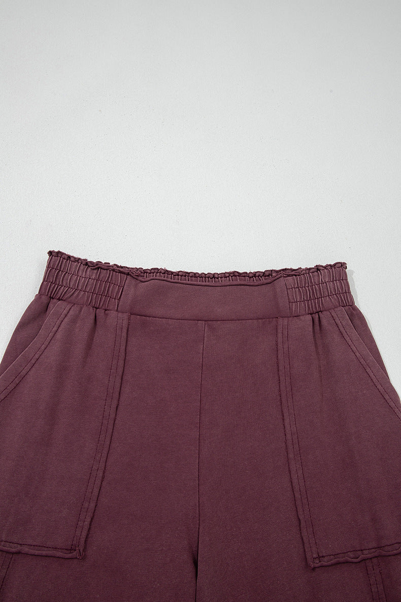 Mineral Red Mineral Wash Cargo Patched Pocket Utility Sweatpants