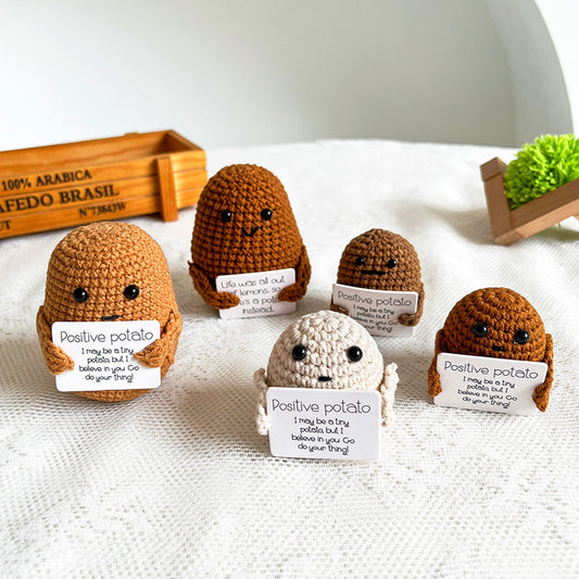 Funny Expression Potato Crochet Doll