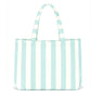 Custom Striped Tote Bag – Hand-Embroidered