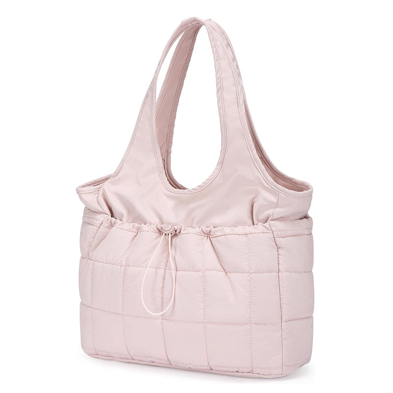 Quilted Puffer Tote Bag for Women