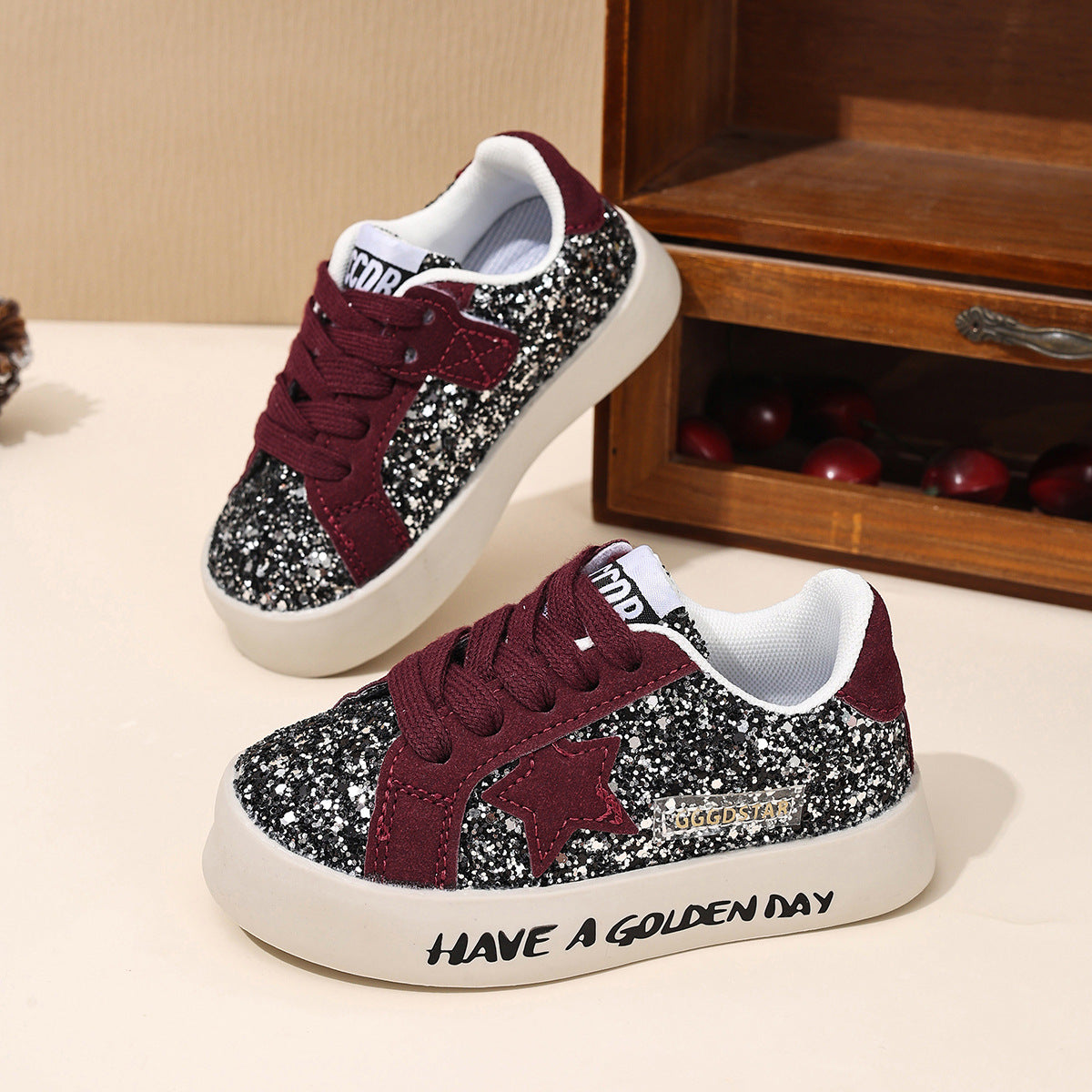 Little Kid's Star Sneakers