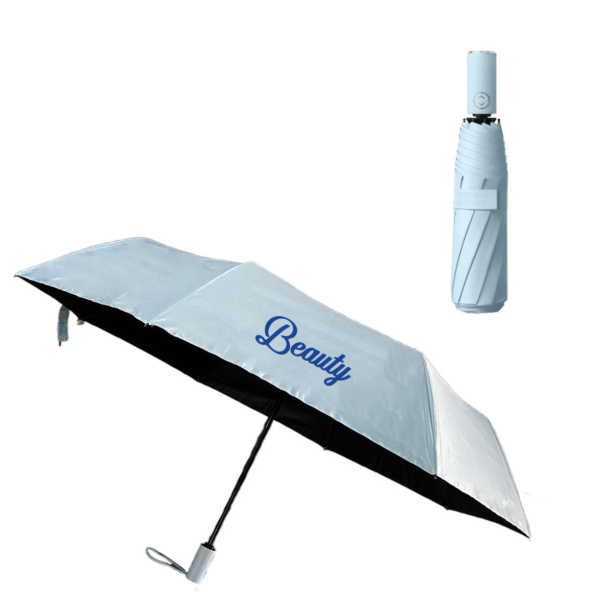 Custom Printed Compact Folding Umbrella