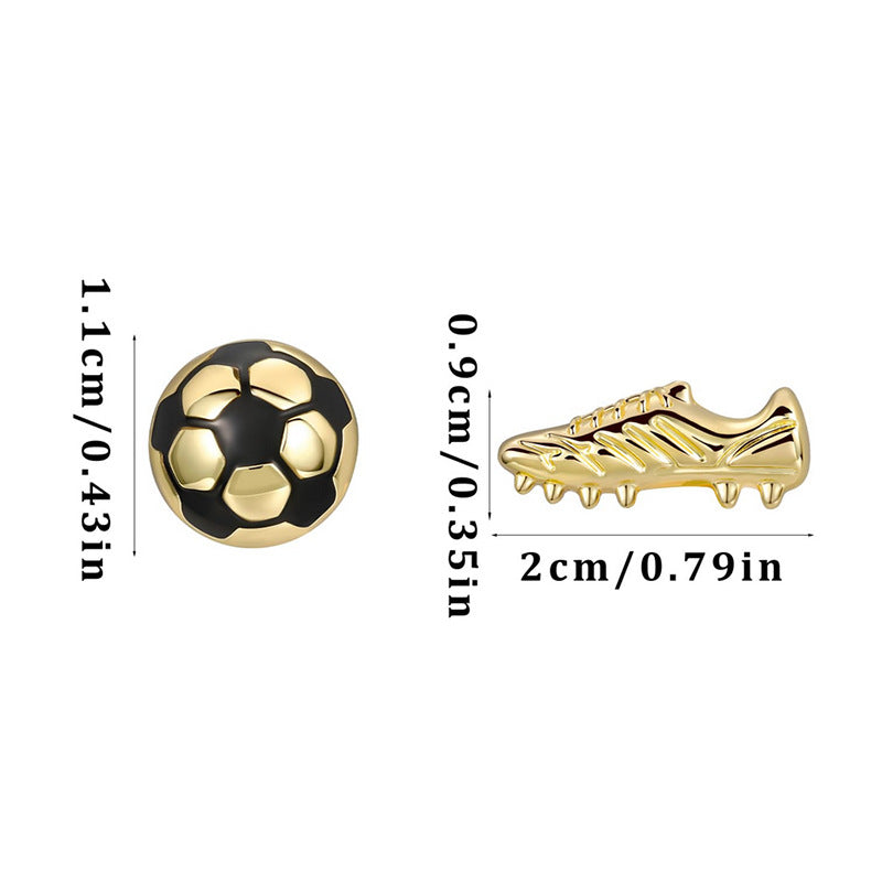 Sports stud earrings