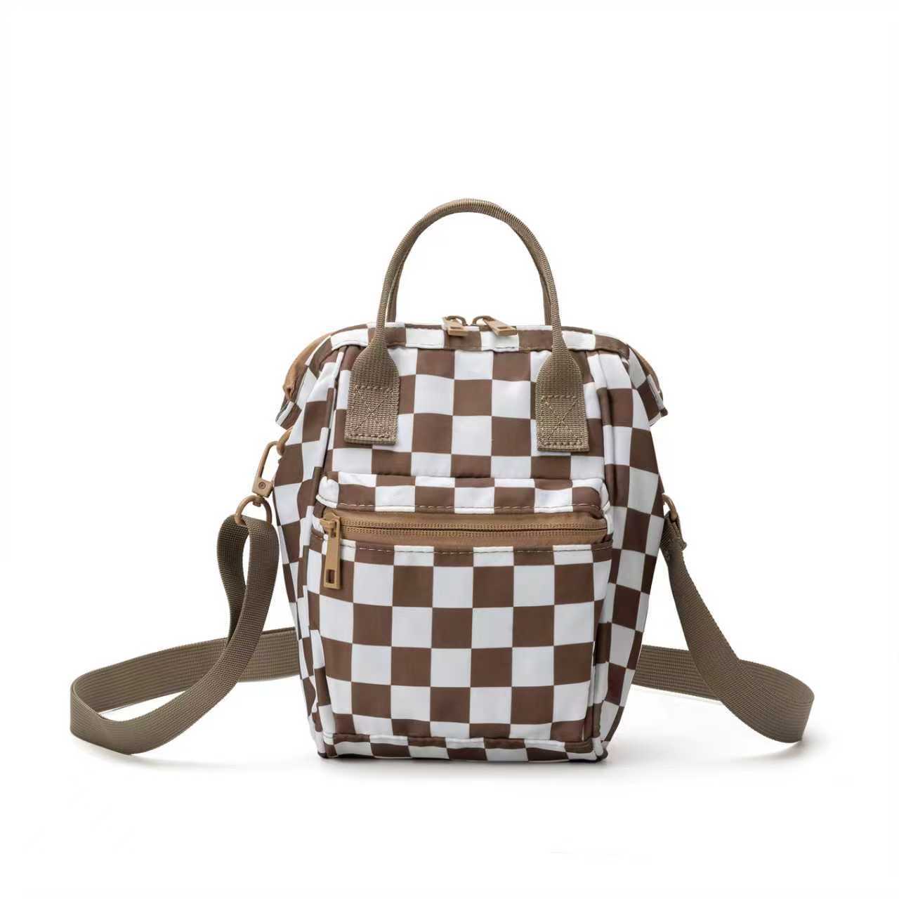 Mini Waterproof Oxford Backpack Travel Crossbody Bag