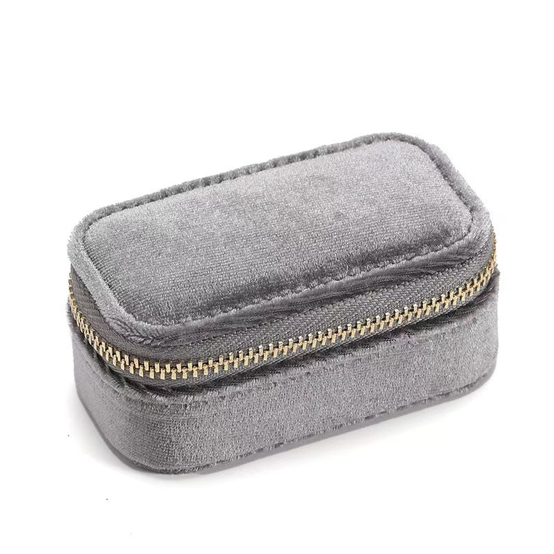 Custom Name Mini Velvet Jewelry Case