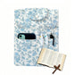 Quilted Bible Cover with Pen Slots & Phone Pocket