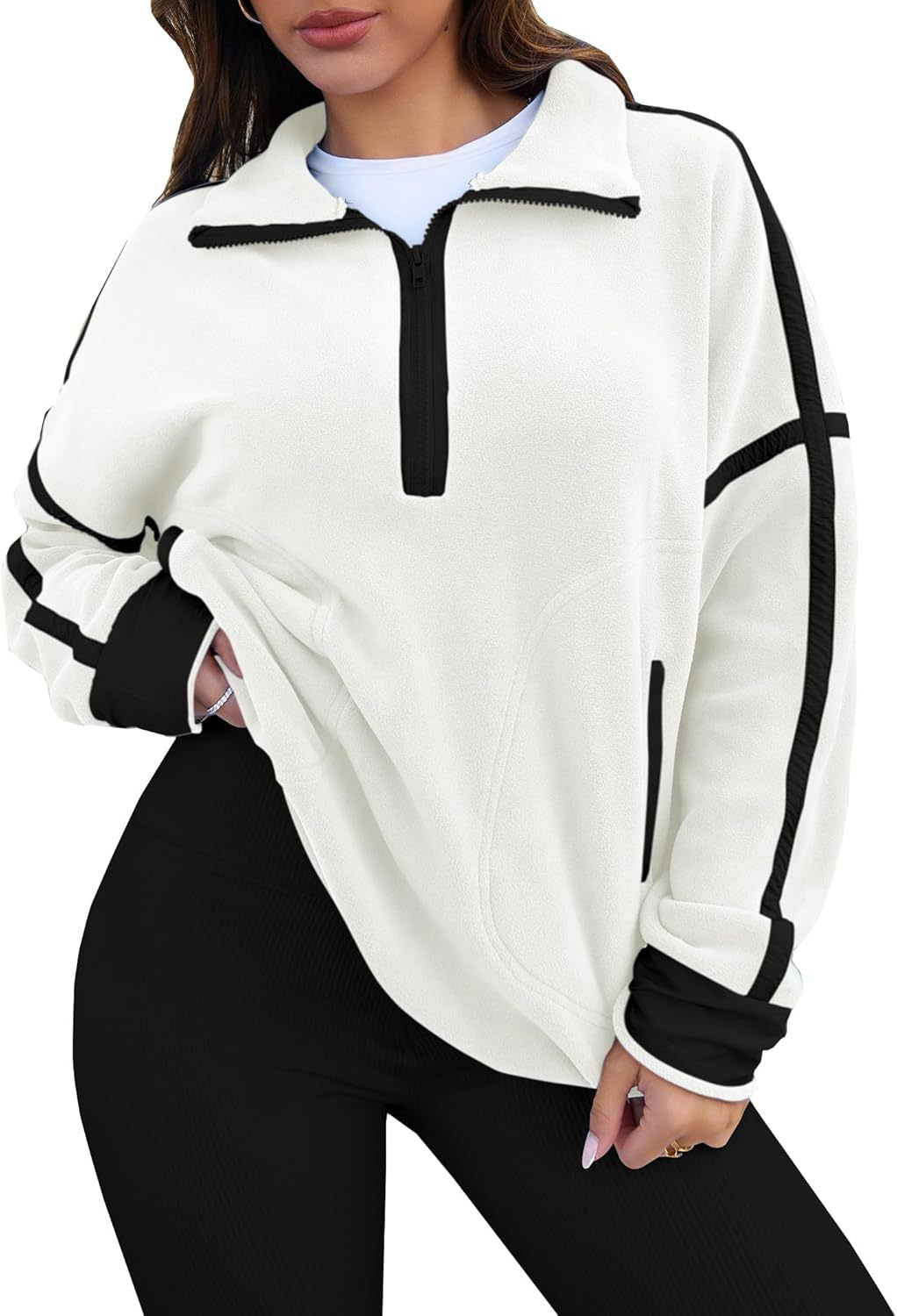 Simone Half-Zip Coat