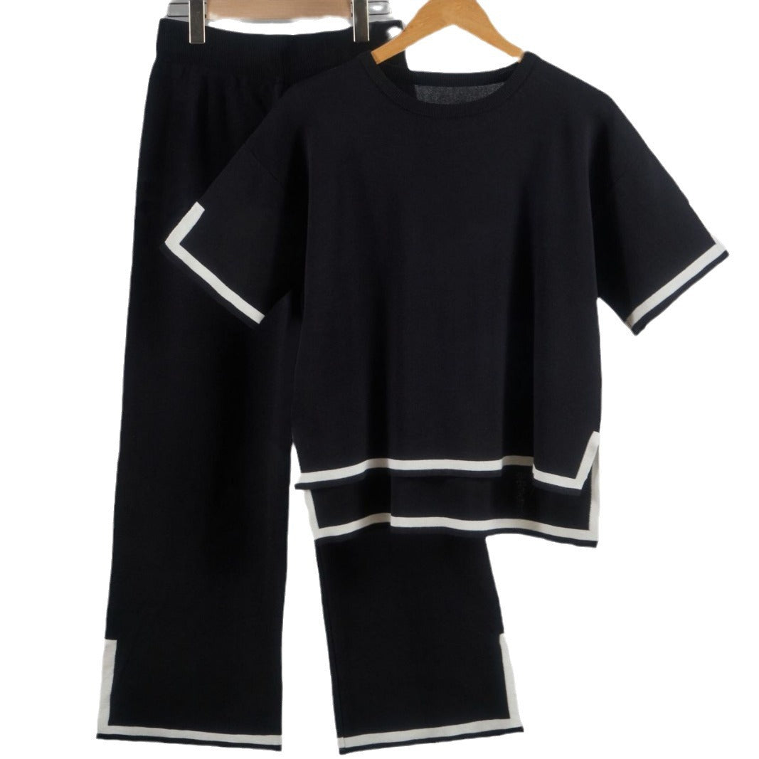 The Wren Contrast Knit Set