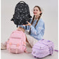 School Backpack Set Casual Daypack with Lunch Tote Bag and Pencil Bag