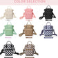 Mini Waterproof Oxford Backpack Travel Crossbody Bag