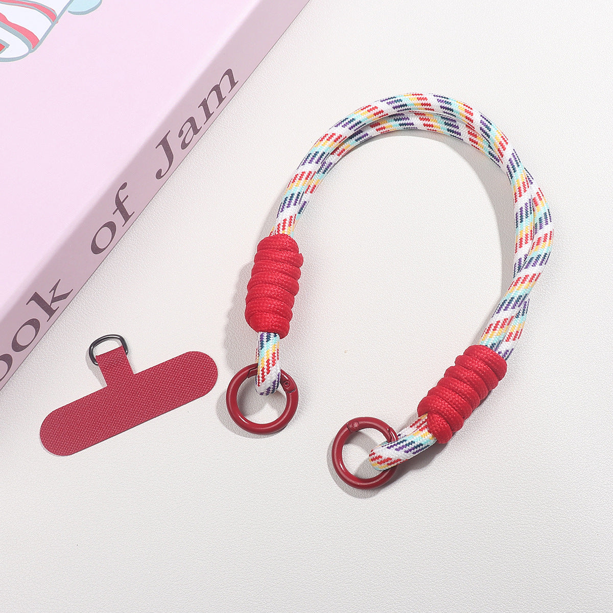 Vibrant Braided Rope Keychain/Bag Charm/Phone Lanyard