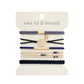 Boho 2-in-1 Hair Tie & Bracelet Set (5-Piece Pack)