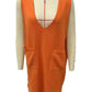 She Sweater Knit Pinafore Dress
