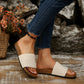 Open Toe Flat Sandals
