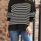 Crew Neck Batwing Sweater