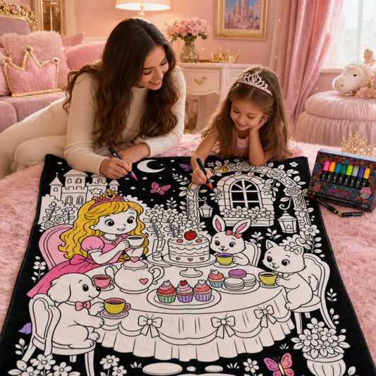 DIY Coloring Blanket
