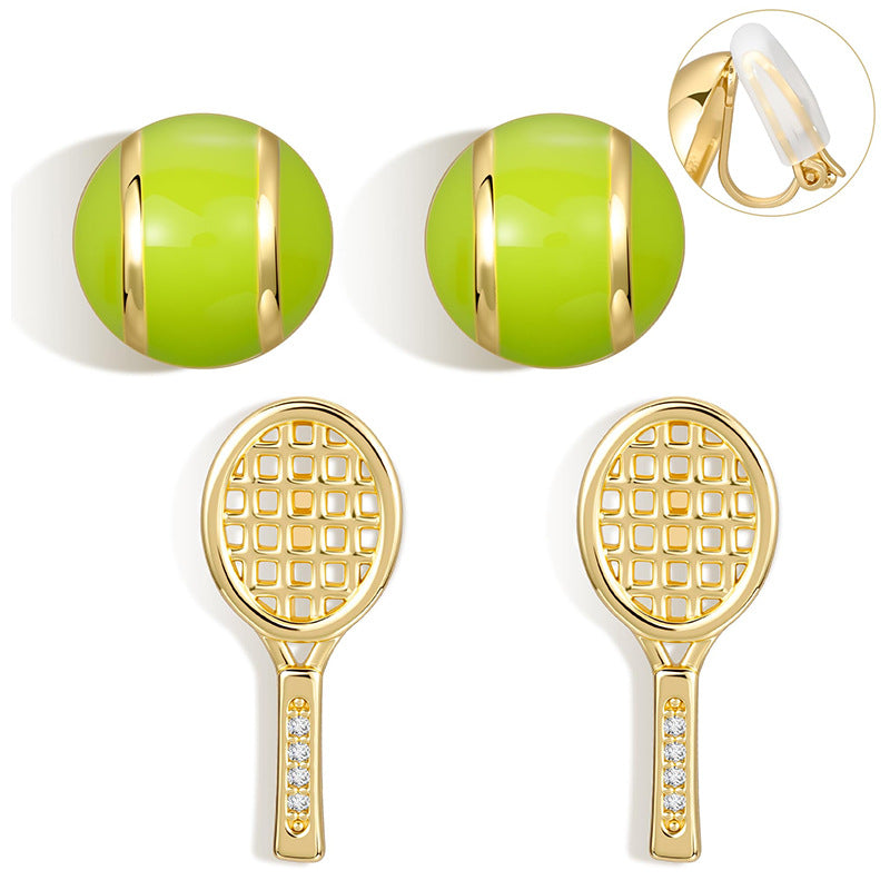 Sports stud earrings