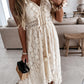 Lace suspender Maxi Dress