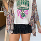 Loose Printed Top for Women