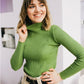 Basic Solid Color Half Turtleneck Sweater