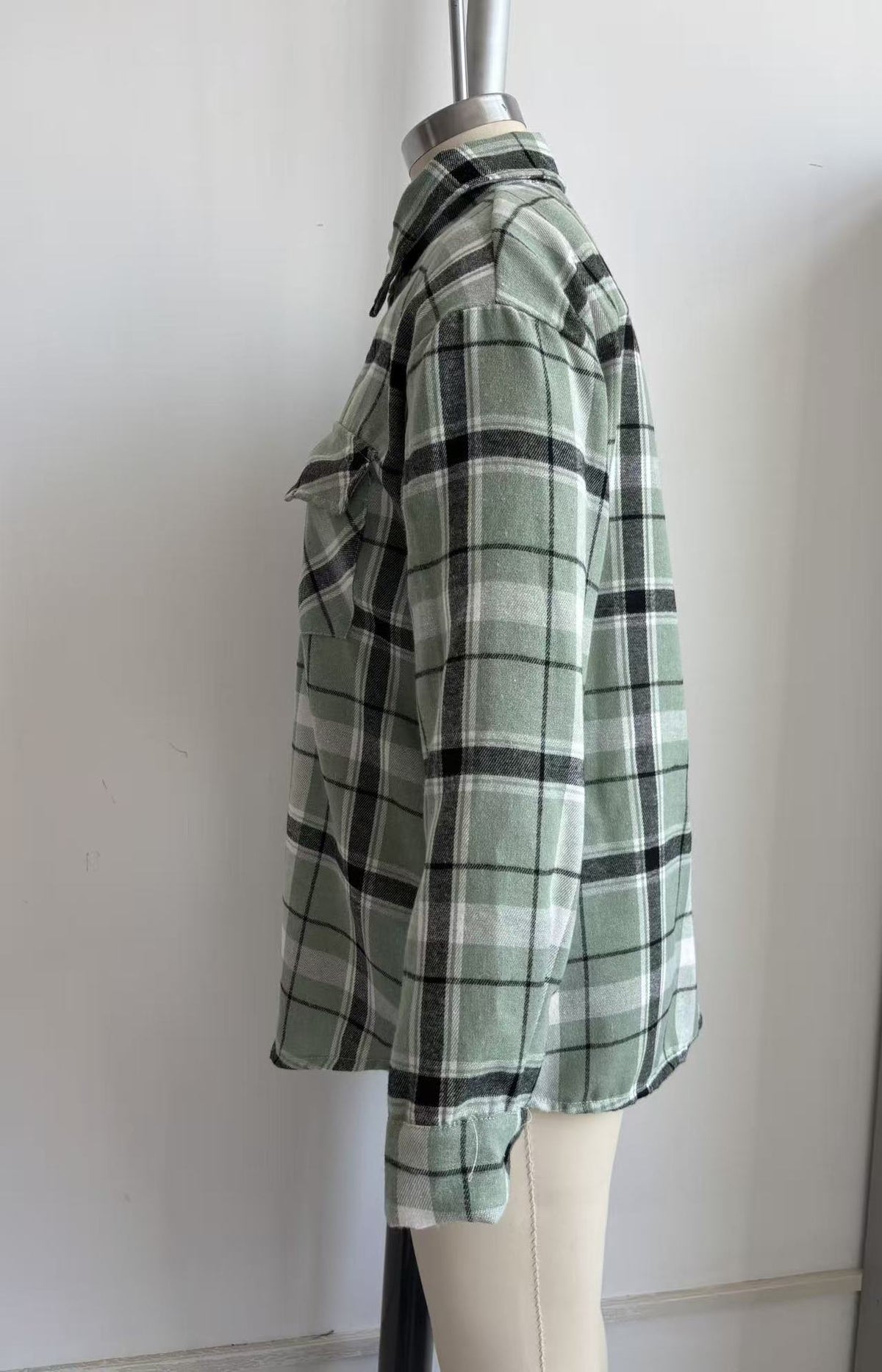 Long Sleeve Plaid Shirt