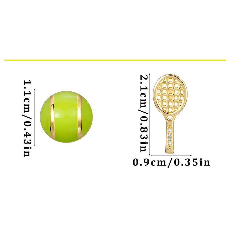 Sports stud earrings