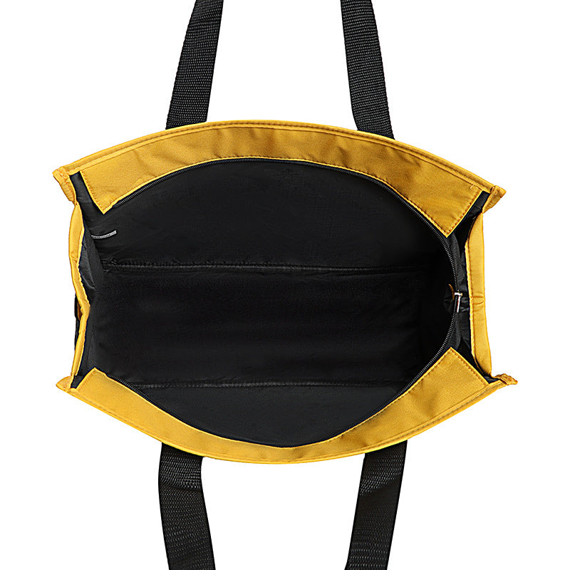 Ball Sports Print Multi-Pocket Utility Tote Bag