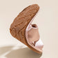 Women's Satin Cross-Strap Slide Slippers