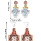 Western Wood Chip Earrings