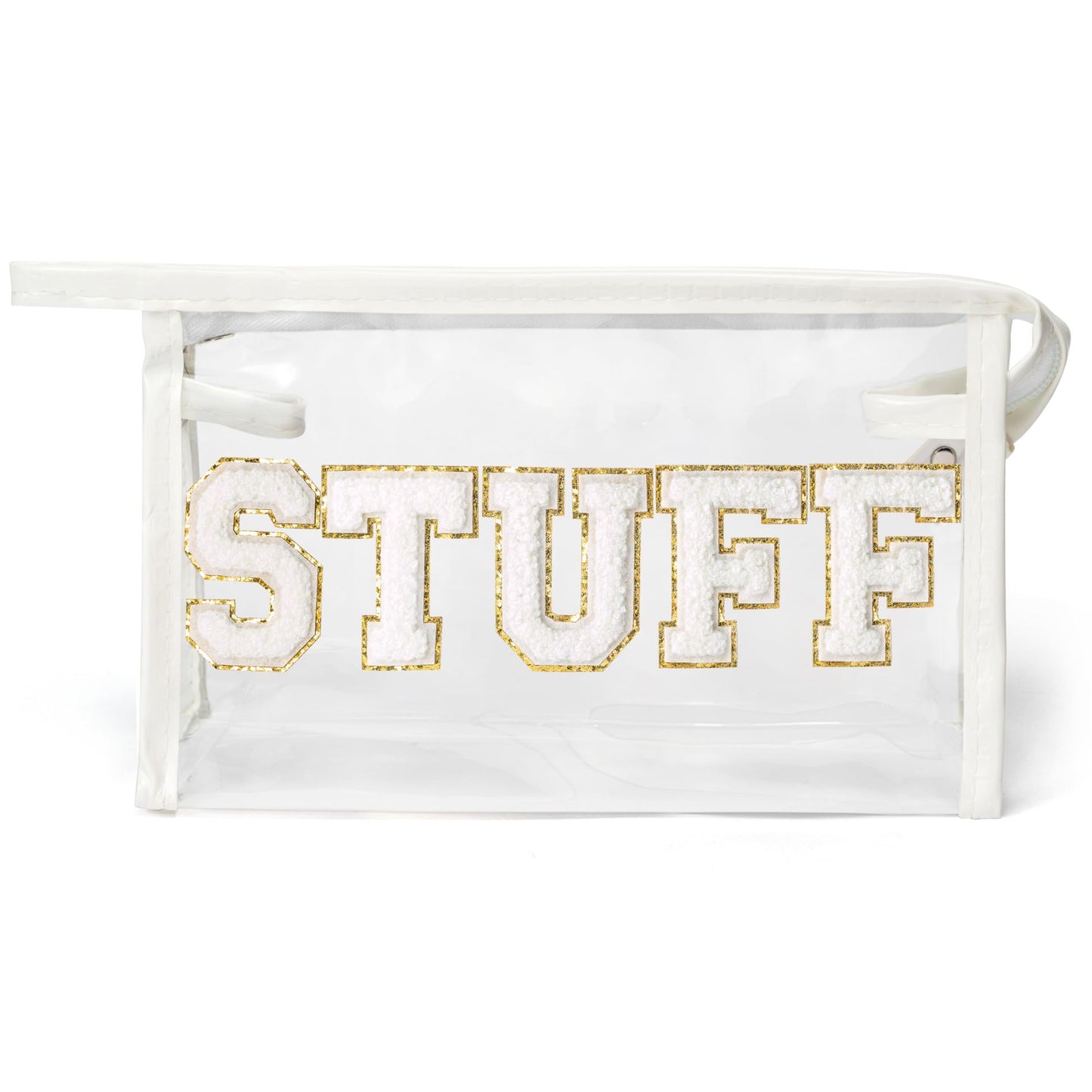 Clear PVC Patch Makeup Bag