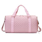 Textured Waterproof Travel Duffel Bag