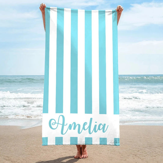 Customized Name Beach Towel / Bath Towel