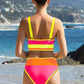 Neon Wave Swim Set