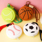 Mini Sports Ball Silicone Coin Purses