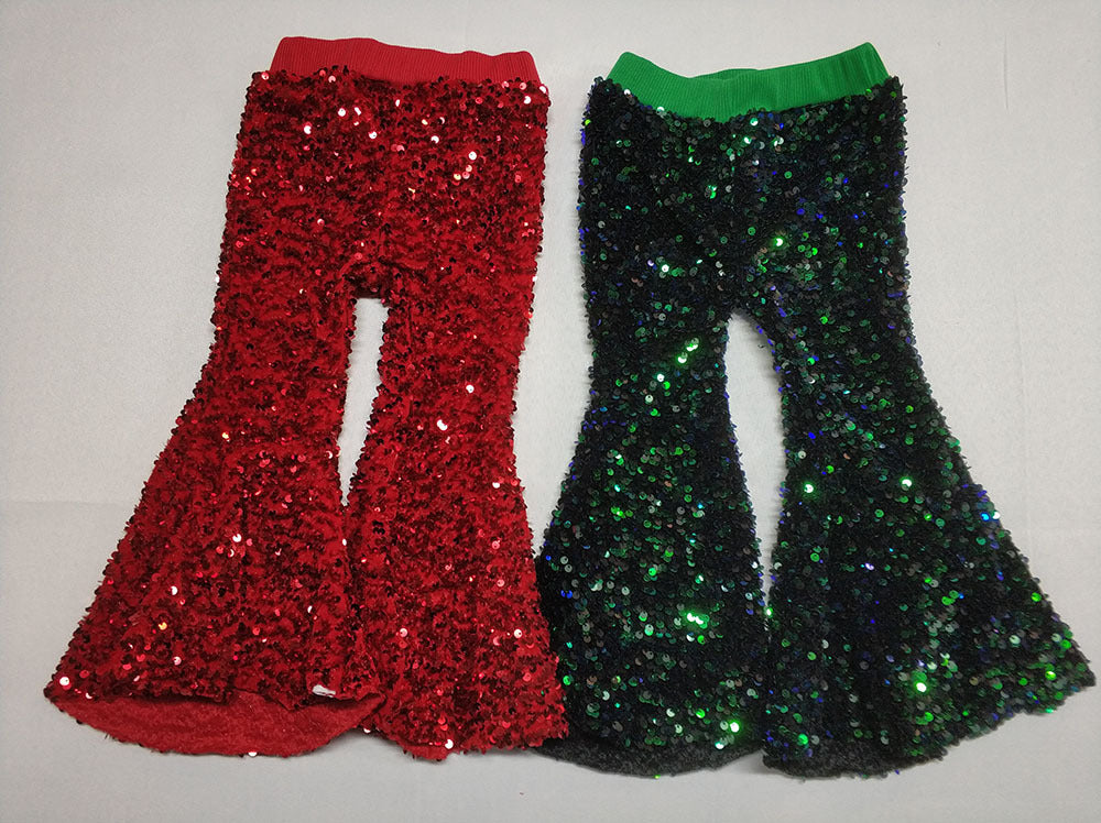 Kid's Sequin Bell Pants