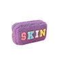 Plush Chenille Letter Cosmetic Bag