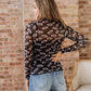 Rugby Game Day Sheer Mesh Long Sleeve Top