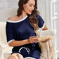 Cozy Ribbed Contrast Lounge Set