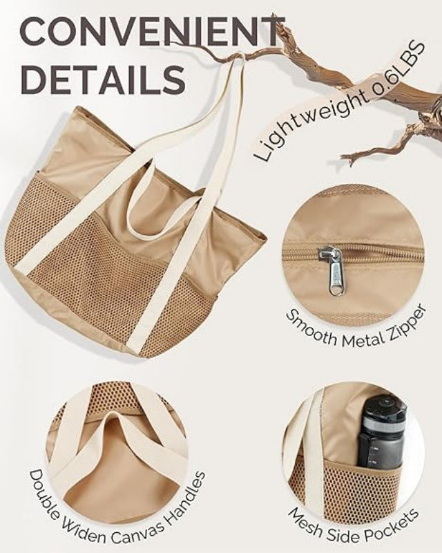 Waterproof Zippered Beach Bag