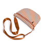 Checkered Woven Crossbody Fanny Pack with Coin Purse
